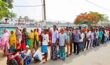 Nearly 56% turnout recorded till 1 PM in West Bengal repolling across 15 booths