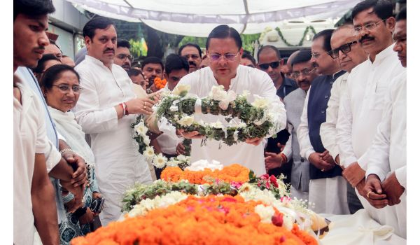 Uttarakhand bids farewell to former Chief Minister Bhuvan Chandra Khanduri